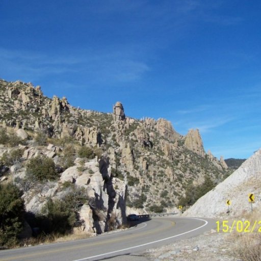 Hairpin turns in the Hoodoo Rocks, Mt. Lemmon, AZ