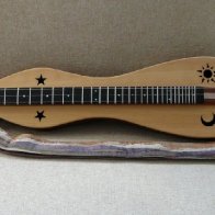 Chromatic dulcimer with new strap 3-2014