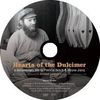 Disc design for Hearts of the Dulcimer DVD