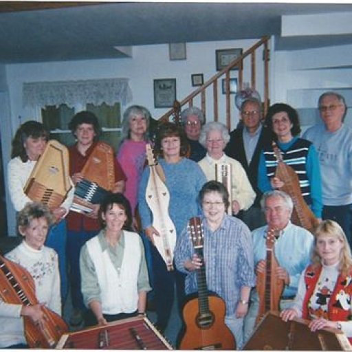 Our happy Dulcimer group back in early 2000