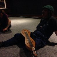 Adrian with my Magowan mountain dulcimer