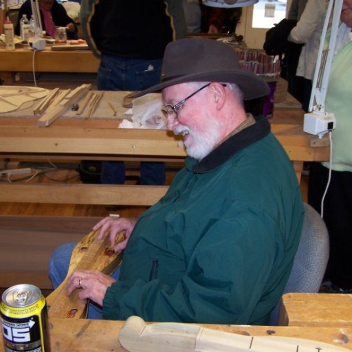 Playing Joe's dulcimer