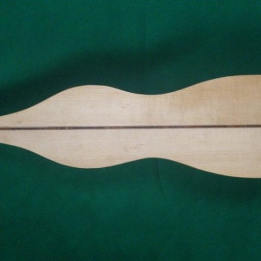 Maple & Rosewood Back, (Kingwood Inlay)