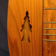 Sound hole close-up