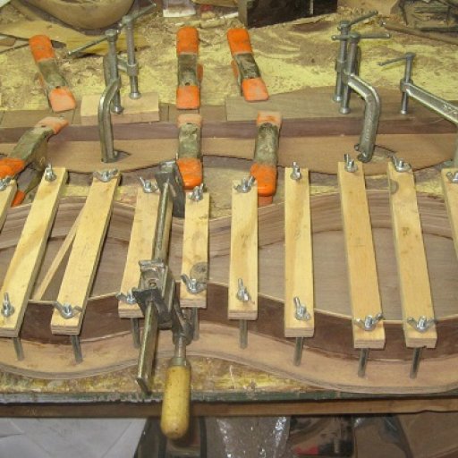 Assembly of Phoebe's dulcimer