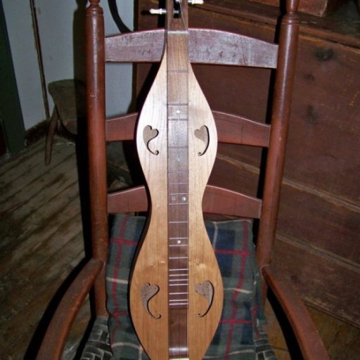 Dulcimer and chair