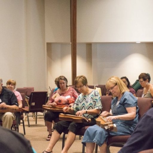 Carolina Mountain Dulcimer Players workshop jam session August '15