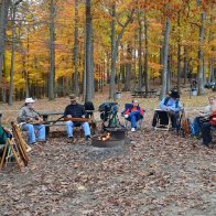 Strummin around the camp fire