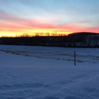 Sunrise on Hardy's Hill Feb 7 2016.jpg