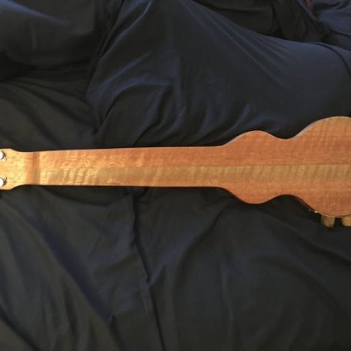 lap steel guitar   back  Mahogany