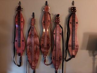 Mountain Dulcimer Wall Hanger - Wall Mount